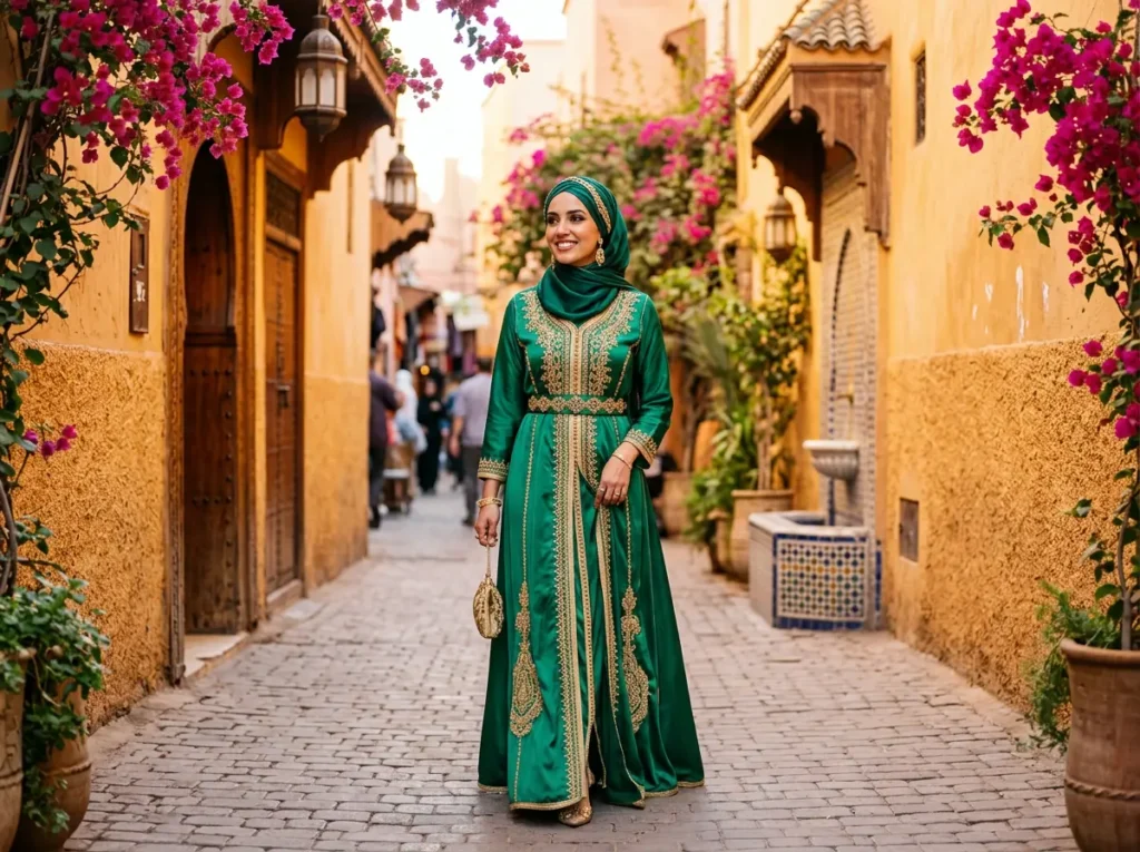 Caftan à Marrakech : la couleur de la ville ocre, livrée chez vous