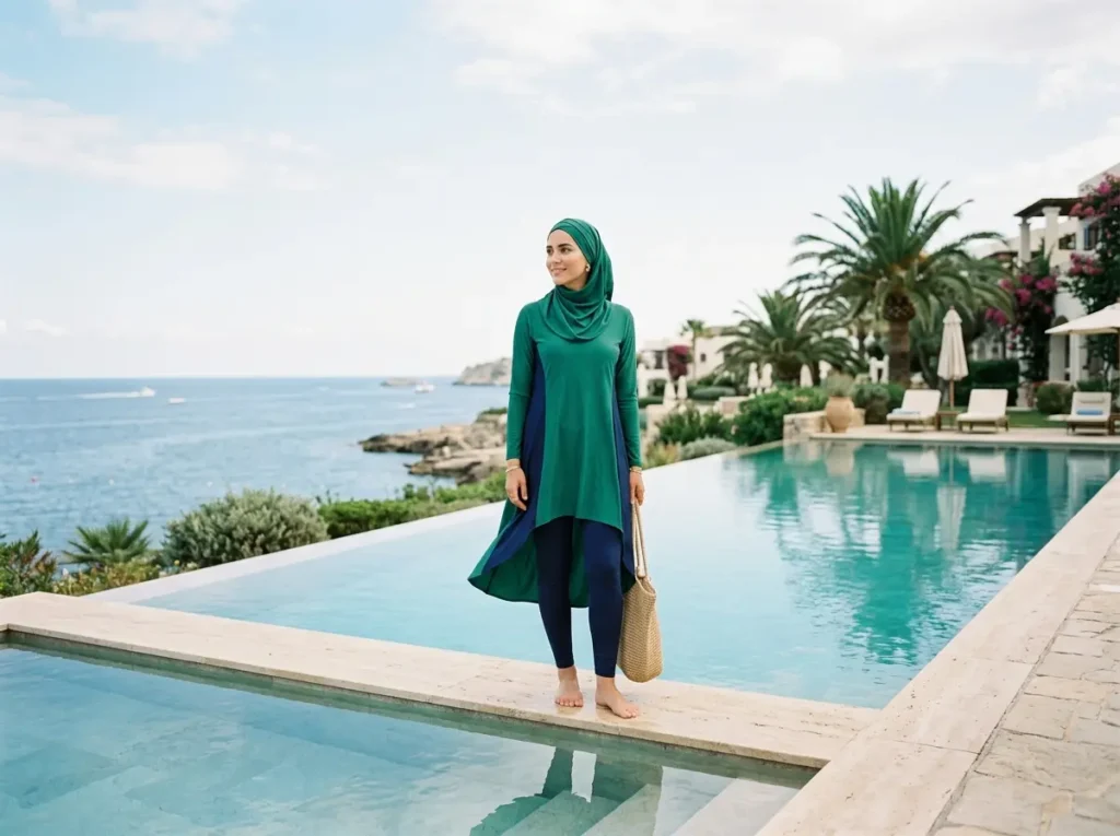 Burkini pour la piscine et la plage